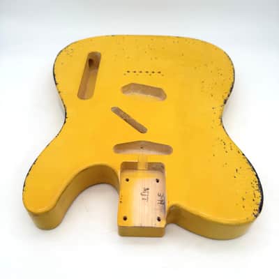 MJT Telecaster Body Relic Nitro Butterscotch Super-Light mjt6714 image 4