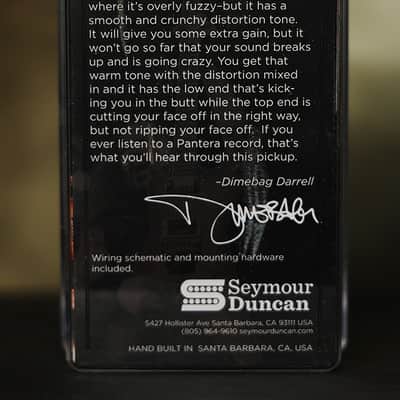 Seymour Duncan SH-13 Dimebucker Humbucker Bridge Pickup BLACK Ceramic Blade image 2