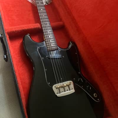 Fender Musicmaster with Rosewood Fretboard 1977 - 1980 - Black image 4