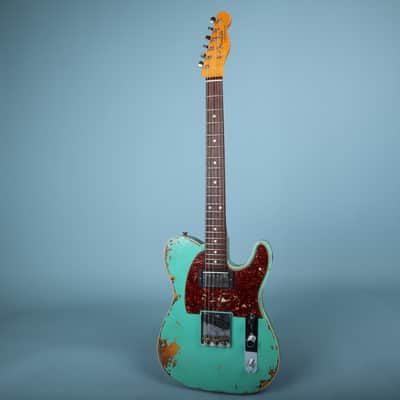 2020 Fender Custom Shop 60 HS Telecaster Custom Heavy Relic Sea Foam Green L.E. image 2