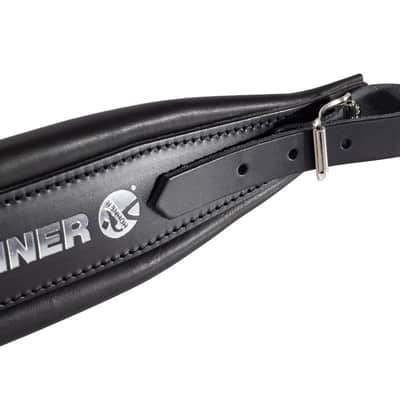 Hohner 42 In. x 3 In. All Leather Deluxe Accordion Straps - Black (ACC22-REG-BLK-DX) image 4