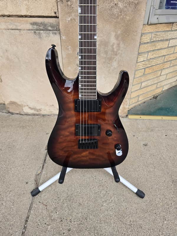 ESP LTD MH-200HT QM 2026 - Dark Brown Sunburst image 1
