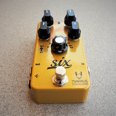 Tsakalis Audioworks Six — 6-Mode Boost/OD/Distortion | Handmade Greece image 2