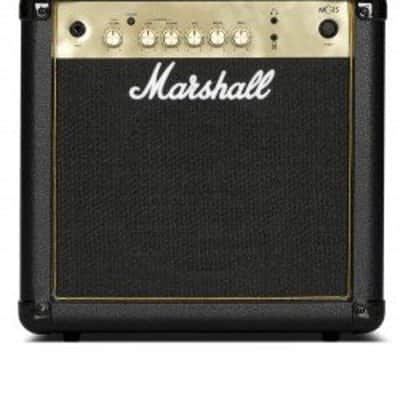 Marshall  MG15G 15-watt, 2-channel 1x8" Guitar Combo Amp w/ 3-band EQ, Line In, and Speaker-emu Line/Headphone Outs image 1