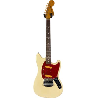Immagine Fender Japan 66 Reissue Mustang 1993-1994 - Vintage White - 3