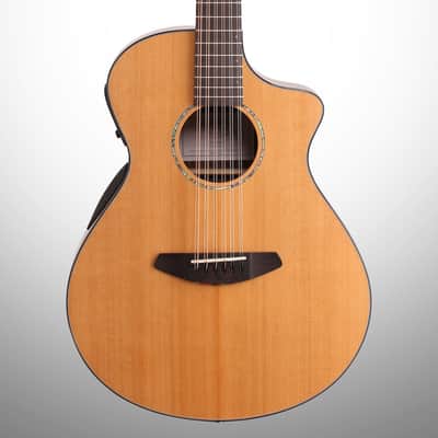 Breedlove Solo 12-String Concert Cutaway Acoustic/Electric Guitar Gloss Natural 2016