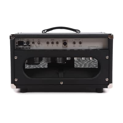 Two Rock Classic Reverb Signature 40/20W Head w/ Black Bronco Tolex & Black Sparkle Matrix Cloth image 3