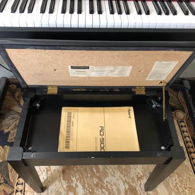 Roland RD-500 88-Key Digital Piano with weighted hammer-action keys, Black - includes Roland PB-450 bench image 15