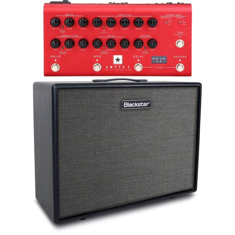 Blackstar Dept. 10 AMPED 2 100-watt Guitar Amplifier Pedal and 2x12" Cabinet image 1