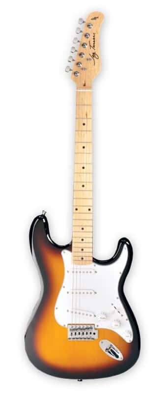 Jay Turser USA Guitar Double Cutaway Maple Tobacco Sunburst JT-300M-TSB-M-U image 1