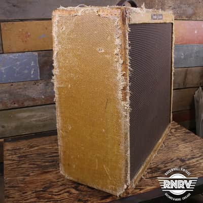 Vintage 1959 Fender Tweed Bassman 5F6-A Narrow Panel Original image 6