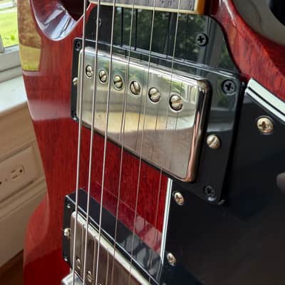 2026 Gibson Custom Shop ‘61 Les Paul SG Standard Stop Tail VOS - Cherry Red image 5