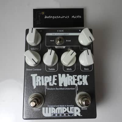 Wampler Triple Wreck Distortion Pedal | Reverb