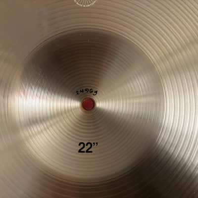 Paiste 22" Formula 602 Classic Thin Crash Cymbal 2011 - Present - Traditional image 12