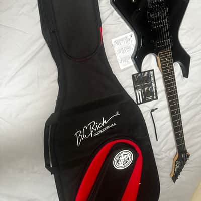 B.C. Rich Stranger Things “Eddie's” Inspired NJ Warlock 2022 - Black image 2