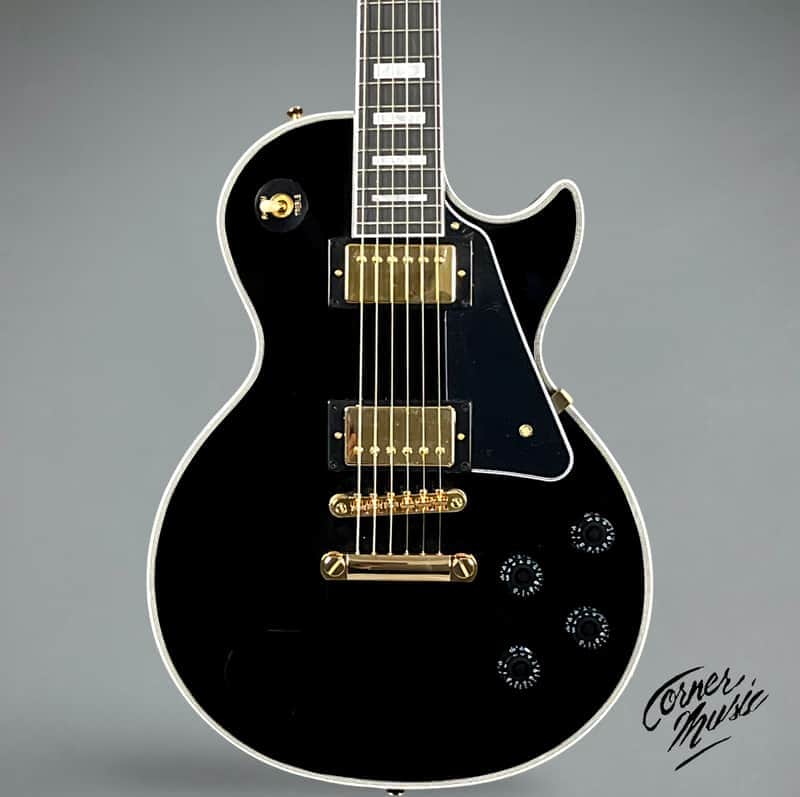 Epiphone Inspired by Gibson Custom Les Paul Custom 2025 - Ebony image 1