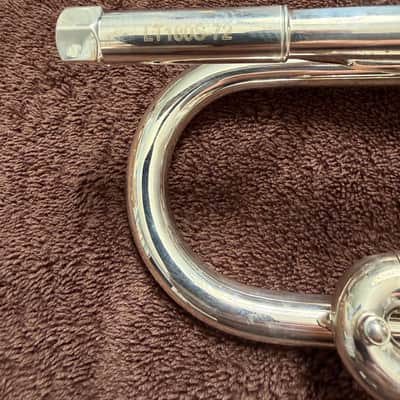 Chinese made Trumpet labeled as Bach LT180S-72 Bb Silver with Gold Trim & Case LT180S-72 2025 - Silver image 5
