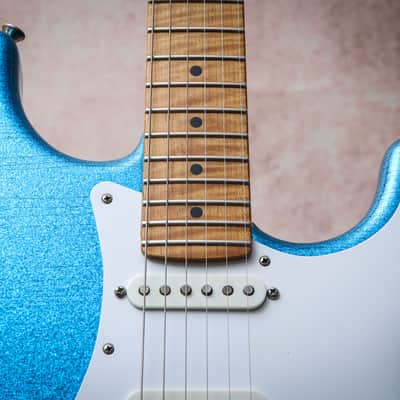 XOTIC USA XSC-1 Medium Relic California Classic "Blue Sparkle + Maple" (2019) image 5