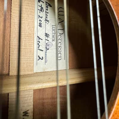 Peterson BOUZOUKI Level 2 2000 - Natural #SR-11-46 image 5