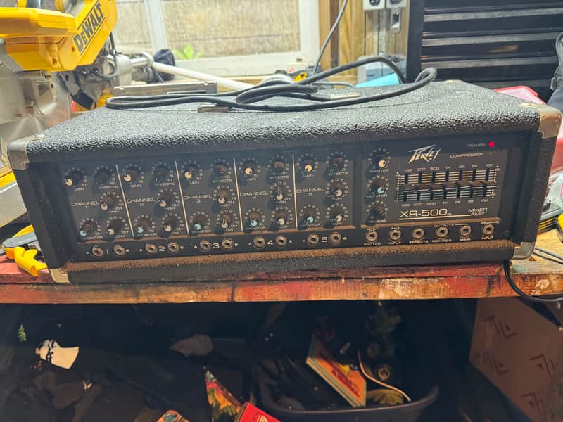 Vintage 1984 Peavey XR-500 Power Pak 5-Channel Powered Mixer – Made in USA image 1