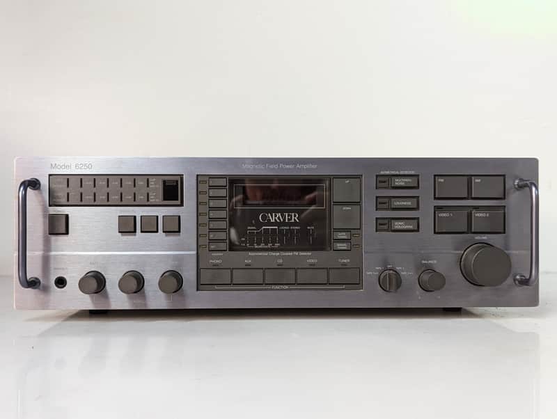 1988 Carver 6250 Magnetic Field Power Amplifier Stereo Receiver - 125 Watts per image 1