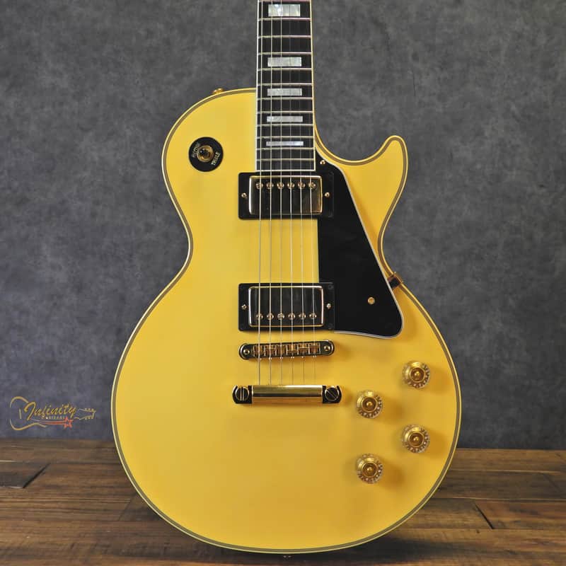 Gibson Custom Shop Les Paul Custom Made 2 Measure M2M 2024 - Aspen White image 1