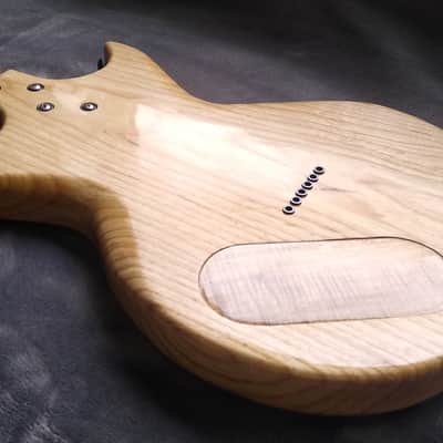 Three Son's Guitars Double Cut Drop Top 2020 Figured Walnut image 9