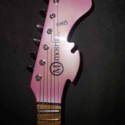 Mosrite Double Axe Prototype PT1-DAX 1988 Champagne Pink image 3
