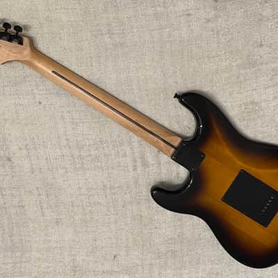 2014 Squier Bullet Stratocaster HH Tremolo Black Hardware Rosewood Fretboard image 9