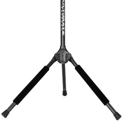 Ultimate Support GS-100+ Height Adjustable, Hanging Style Guitar Stand With Push-Button Leg Lock image 1