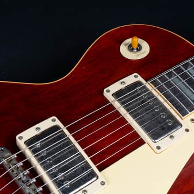 Gibson 1957 Les Paul Standard Mahogany Top Ultra Light aged - Medium Cherry image 9