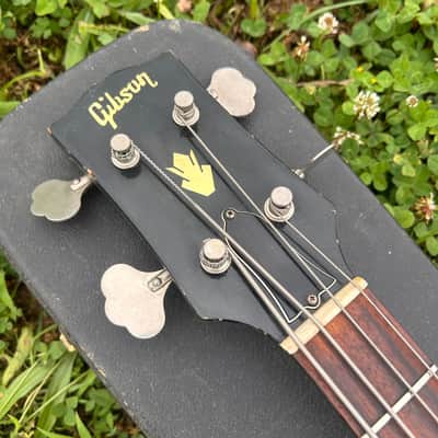 Vintage 1965 Gibson EB-0 Original Pelham Blue Finish w/ OHSC image 9