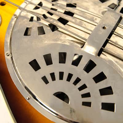 Regal Dobro Bass 1977 Sunburst owned by Billy Corgan image 8