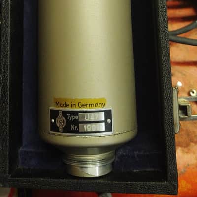 Match pair Vintage Neumann U 47 / U47 Tube Microphone + supplies nearly consecutive serial numbers image 12