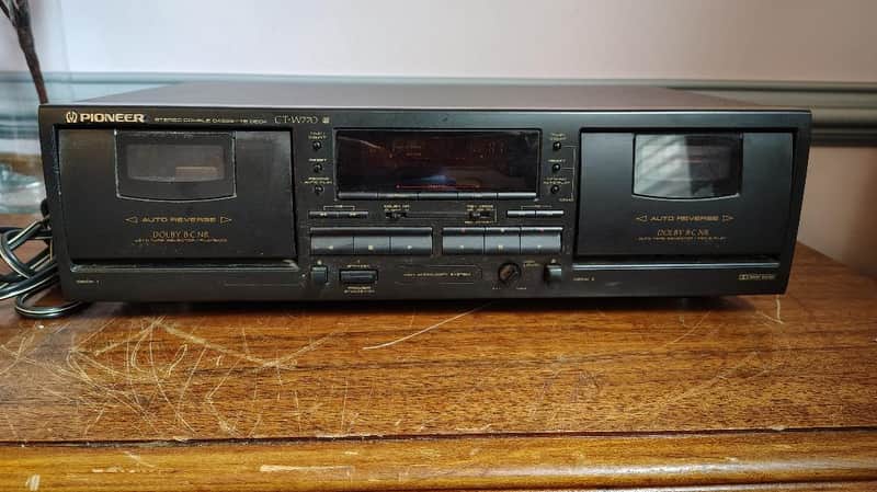 Pioneer CT W770 double cassette deck In excellent condition, serviced - 1980's image 1