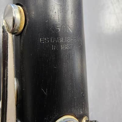 Yamaha YCL-450N Intermediate Bb Clarinet with Nickel-Plated Keys 2010s - Black image 4