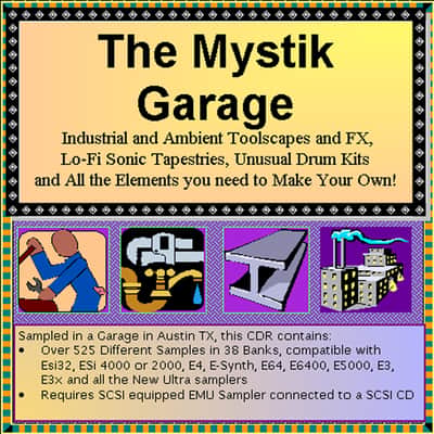 E-MU TWEAKHEADZ LAB: Ice Kold Tekno & Mystik Garage Sample sets Akai image 3