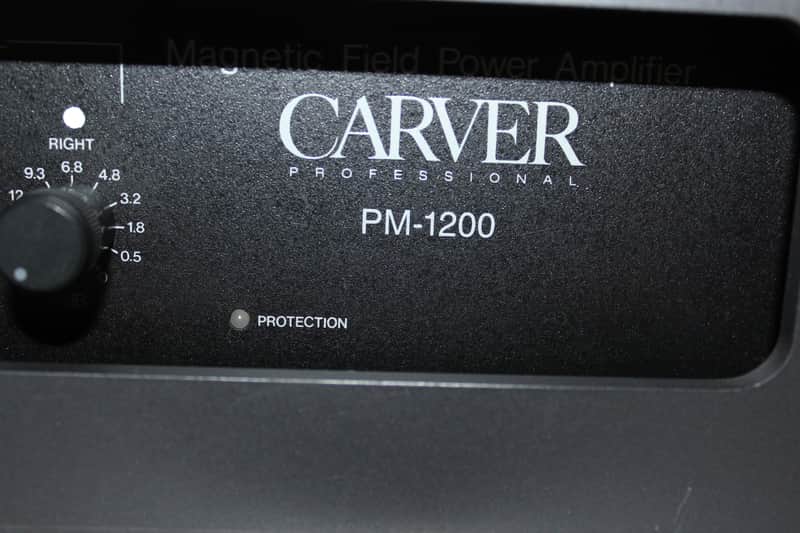 Carver Power Pm1200 Magnetic Feild Amplifier Tested & Works | Reverb