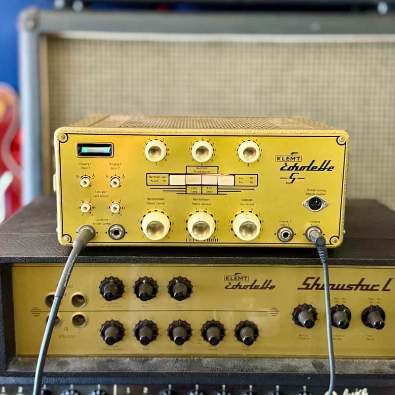 Klemt Echolette Model 5 tube tape delay preamp overdrive NG51 1960’s - Gold space echo image 1
