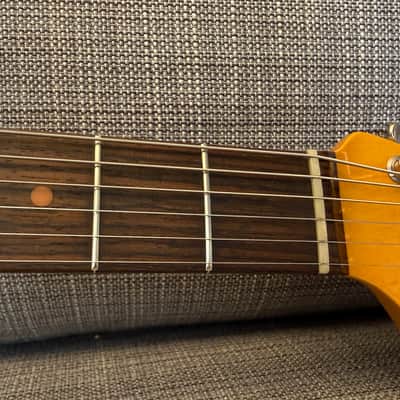 Fender 60th Anniversary '58 Jazzmaster Sunburst Staytrem Bridge image 13