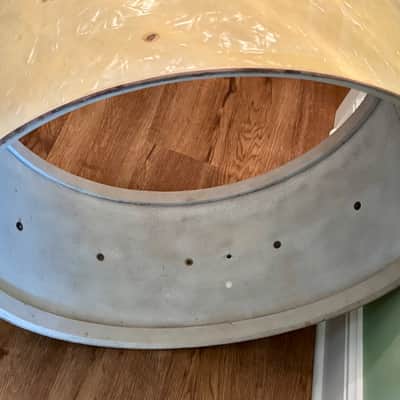 Ludwig & Ludwig 28" Concert Bass Drum PROJECT Vintage 20's 30's White Marine Pearl image 7