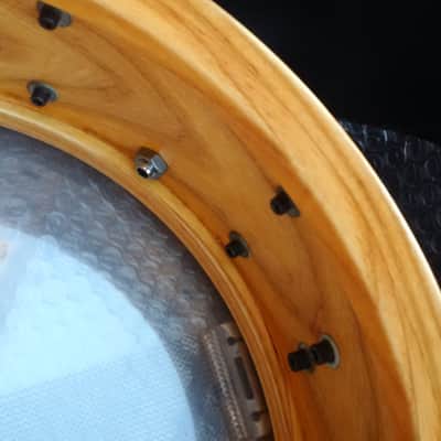 Craviotto Ash Solid Shell Snare Drum 2000 - Natural Ash image 7