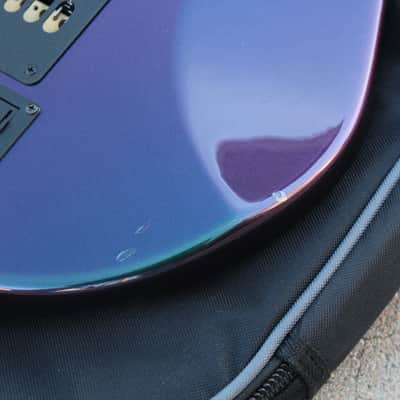2015 Ernie Ball Music Man JP6 John Petrucci Signature Mystic Dream Guitar Fully Loaded Piezo image 17
