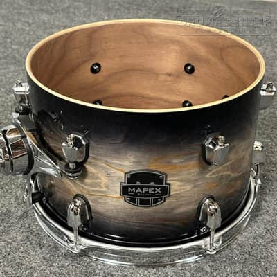 Mapex Saturn VI Rock 4pc Drum Set 22/10/12/16 Black Ink Burst image 7
