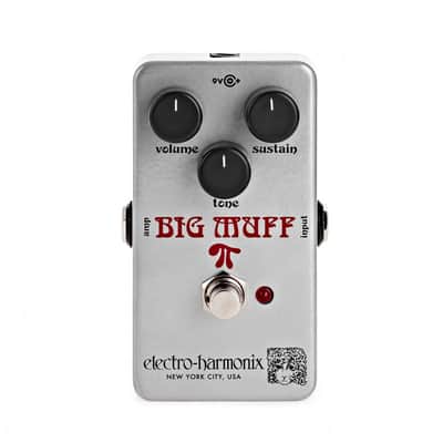 Electro-Harmonix Ram's Head Big Muff Pi Fuzz Guitar Effect Pedal - Silver image 1