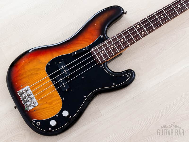 1978 Fender Precision Bass Sunburst Vintage Bass, 100% Original w/ Case image 1