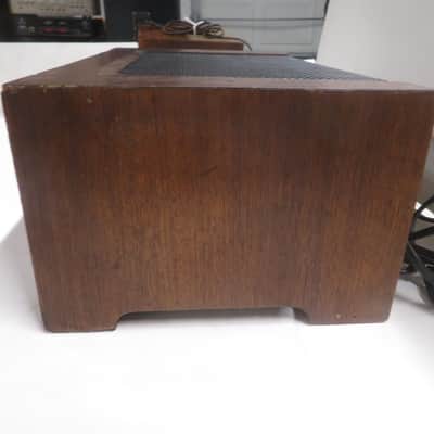 Marantz Model Fifteen Power Amplifier early 1970's - silver faceplate, wood cabinet image 5
