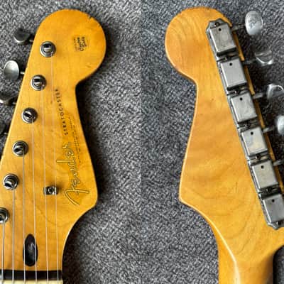 Fender Stratocaster 1961 features. Heavy Relic Shell Pink image 7
