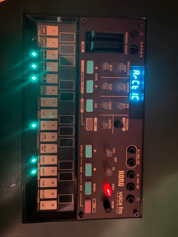 Korg Volca FM2 Digital FM Synthesizer/Sequencer 2022 - Present - Black image 1