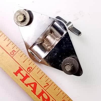 Gretsch 60s Mount Floor Tom Drum Leg/Bass Cymbal L-Arm Diamond Bracket Chrome RB image 3